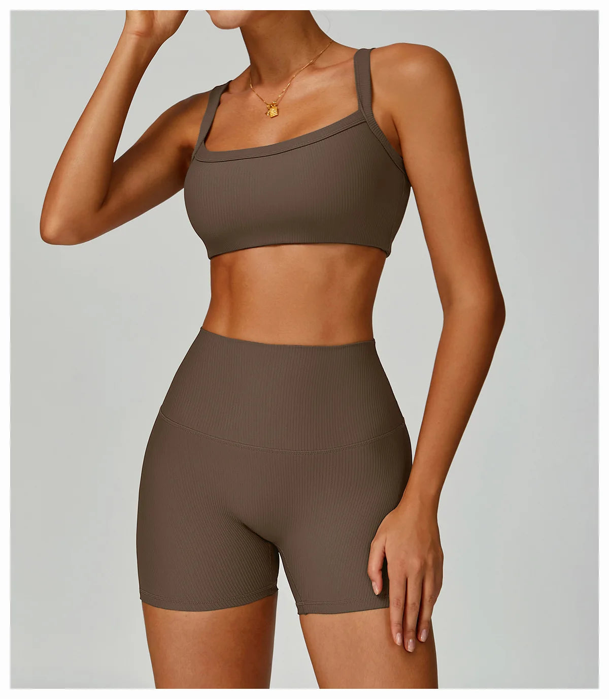 High Strength Sports Bra Women Anti-Sweat Fitness Top Yoga Bra Shockproof Crop Top Breathable Push Up Sport Bra Gym Workout Tops