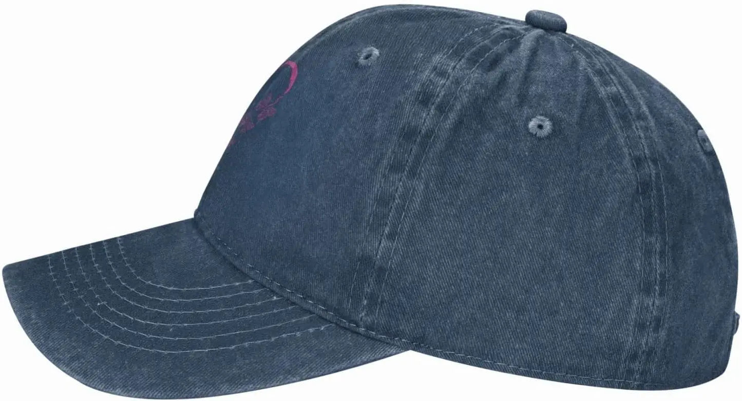 I'm A Survivor Heart Pink Ribbon Breast Cancer Awareness Unisex Baseball Cap