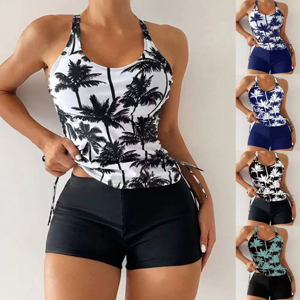Swimsuit Tankini Set Summer Bathing Suit Trunks