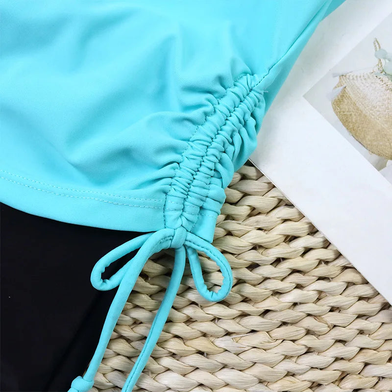 Women Surfing Two Piece Swimsuit