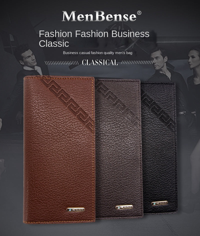 Men's Wallet Long Fashion Multiple Card Slots Men's Wallet Slim Long Thin Mens Luxury Wallet Designer Wallet Men with Coins Bag