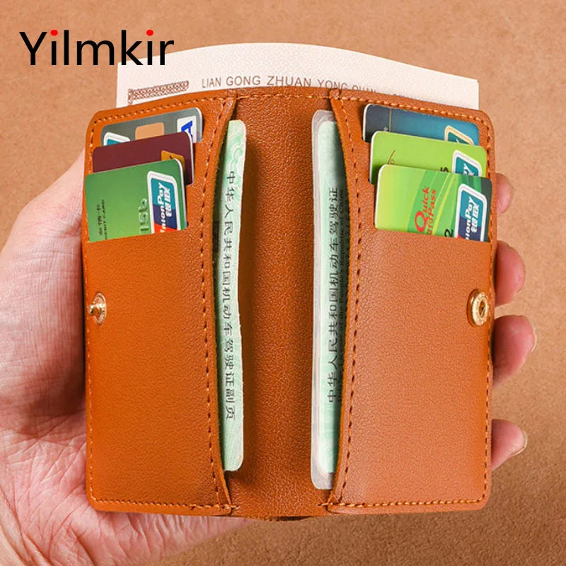 Simplicity Mini Folding Women's for Wallet PU Men Driver's License Credit Card Holder Storage Zero Monederos Purse