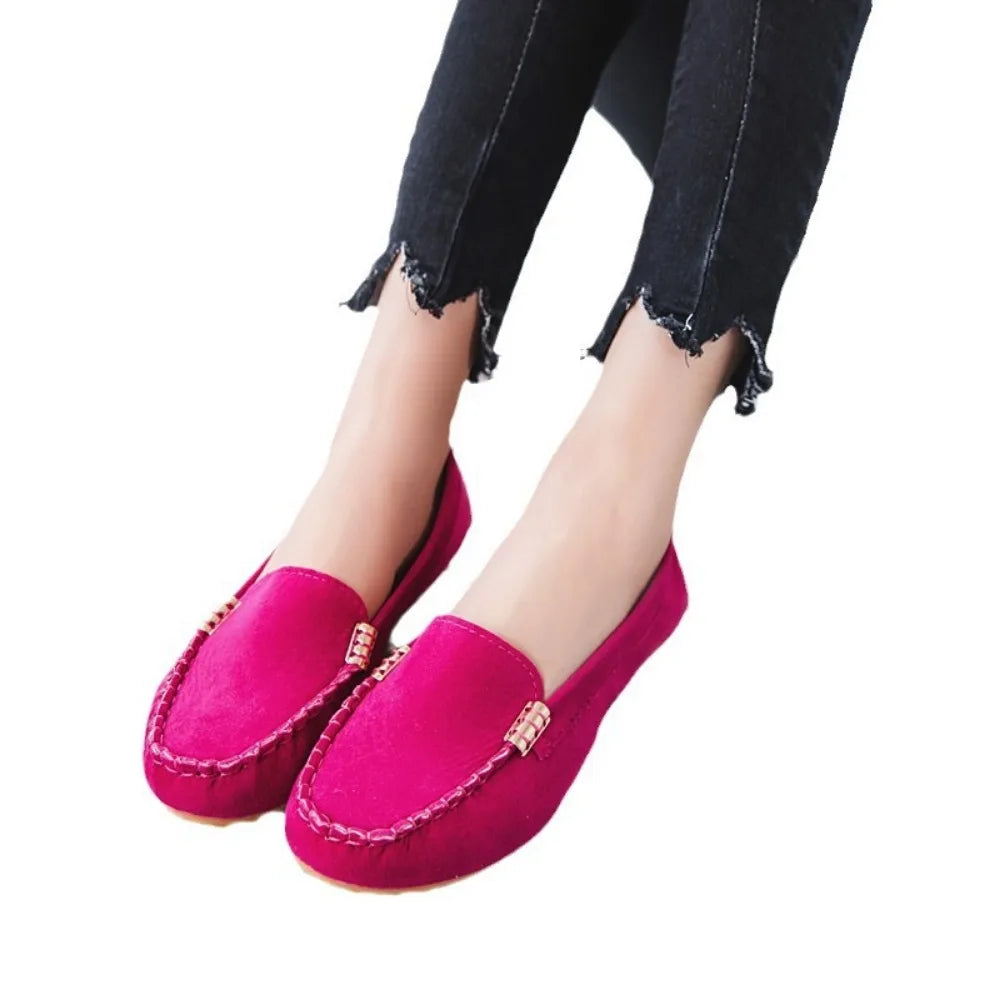 new Women Shoes 2024 Spring Autumn Zapatos Mujer Women Casual Flat Shoes Slips Round Toe Denim Flat Loafer Plus Size Jeans Shoes