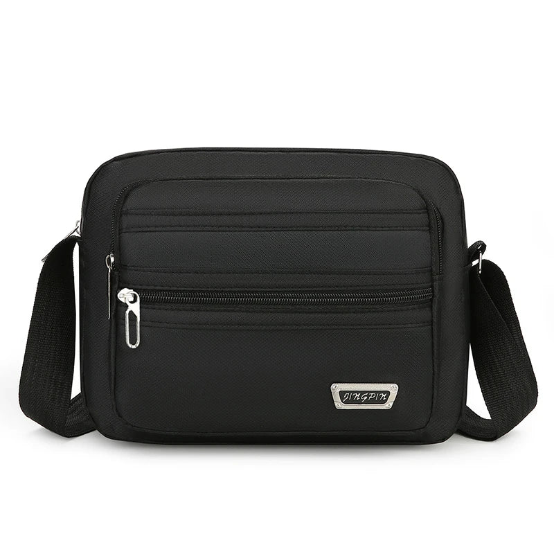 Large Capacity Men's Bag Single Shoulder Bag Waterproof And Wear-resistant Backpack Multiple Pockets For Business Business