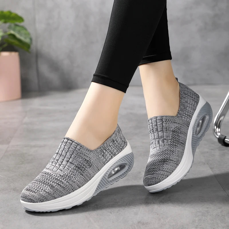 Women Walking Shoes Air Cushion Non Slip Orthopedic Shoes