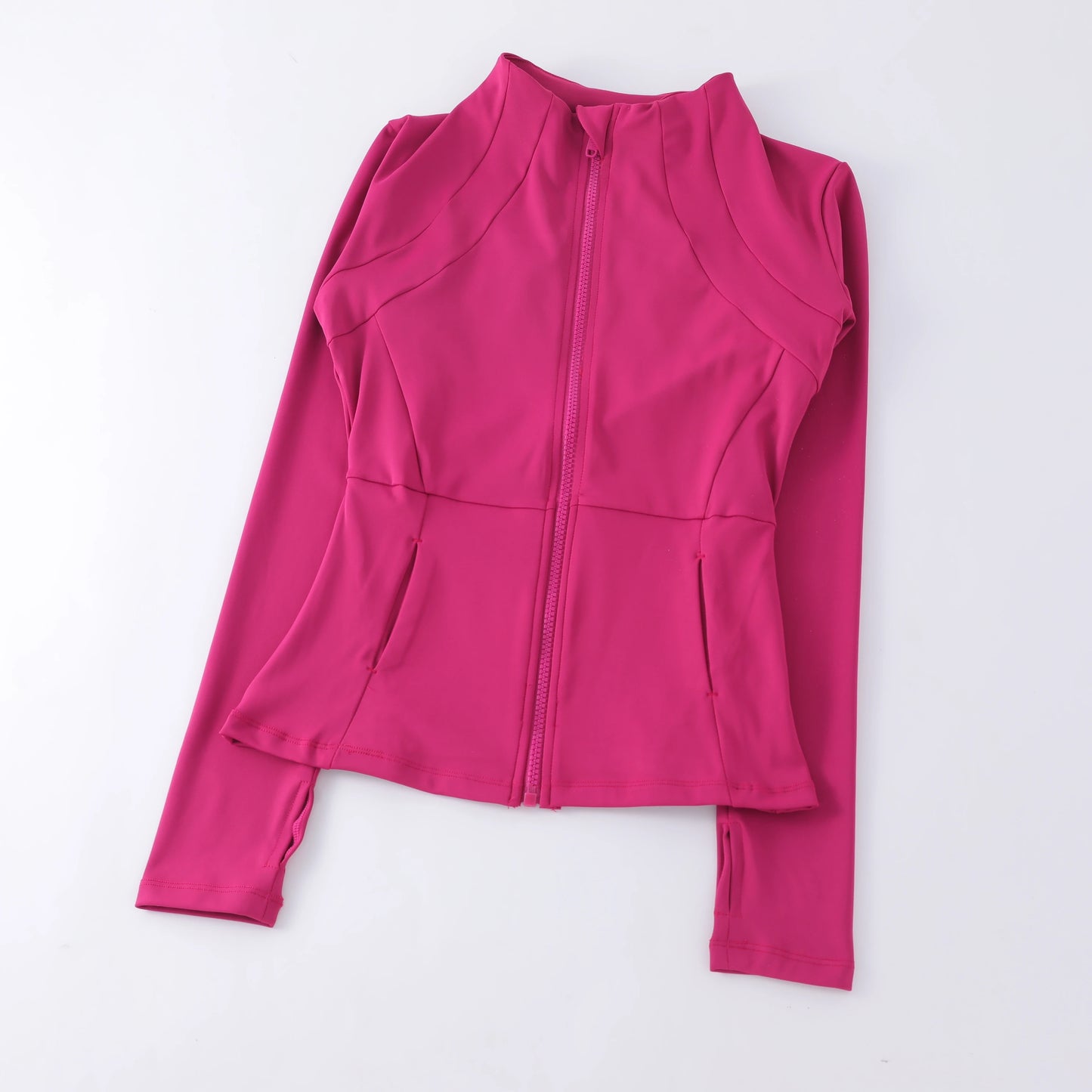 Womens Gym Yoga Wear Zip Up Jackets High Quality Workout Fitness Long Sleeve Yoga Tops Activewear Streetwear