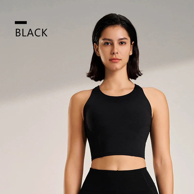 Women's sexy underwear Gym yoga sports bra ladies underwear Shockproof Gathered Push Up Yoga Bra Running Sports Vest