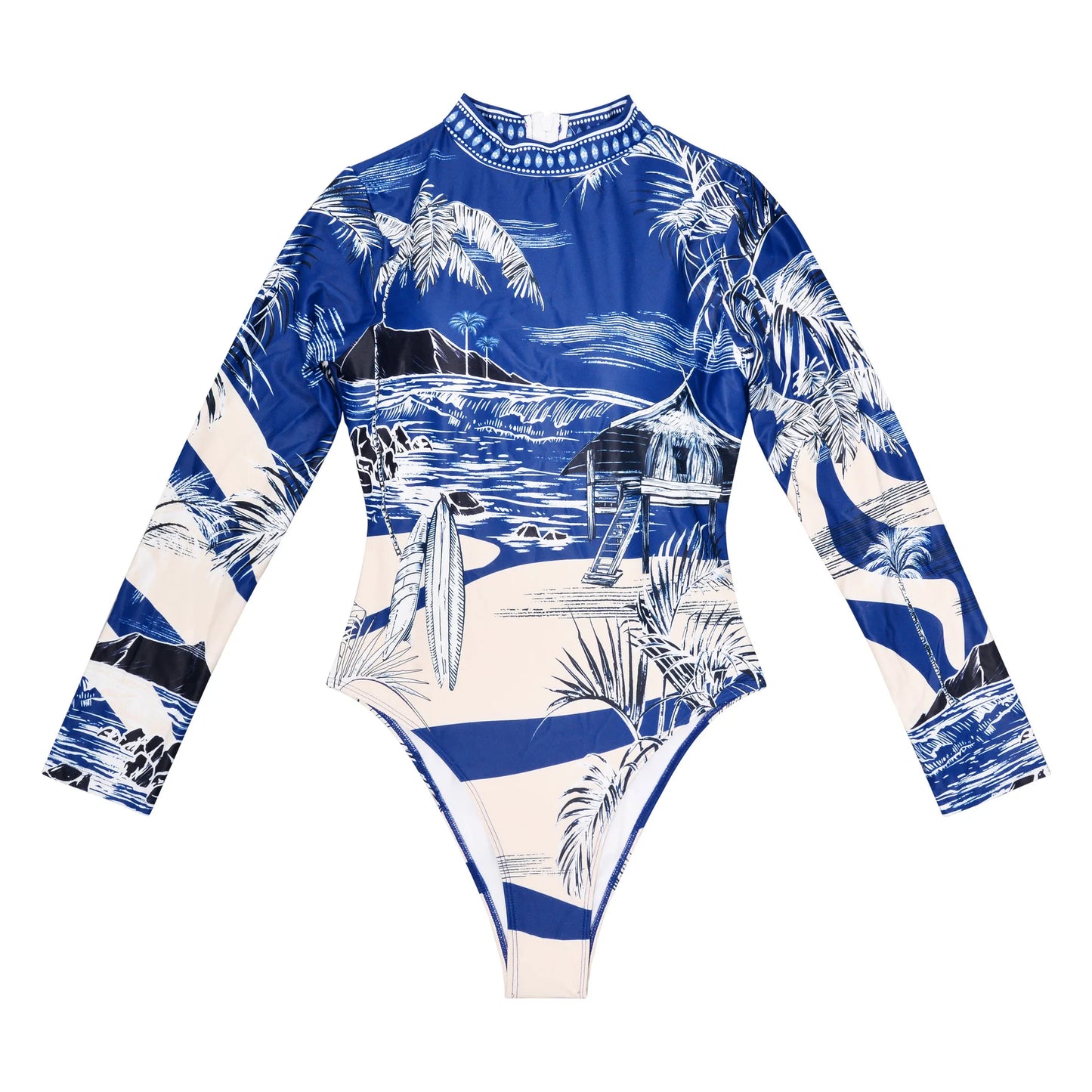 Women Surfing Two Piece Swimsuit