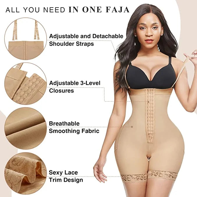 New Arrival High Compression Fajas Abdominal Board Post Surgery Strapless Figure Corrector Tummy Control Waist Body Shapewear