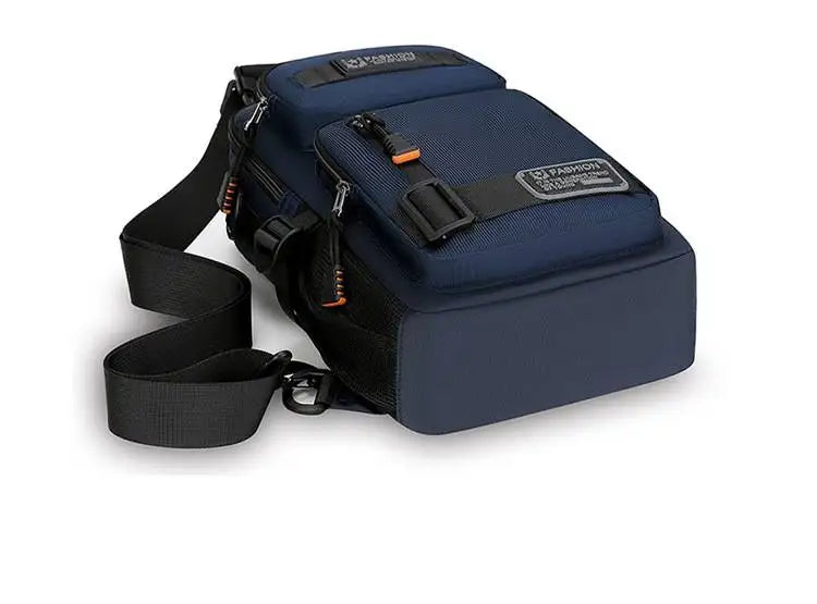Men's Chest Bag Multifunctional Molle Waist Pack Travel Lightweight Handbag Outdoor Hiking Cycling Crossbody Bag Large Rig Pouch