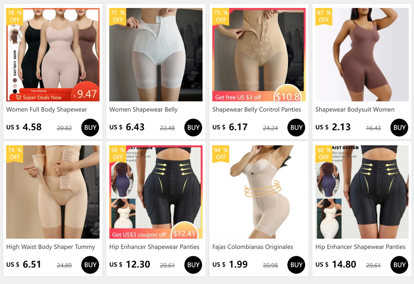 Colombianas Shapewear Girdles Women Tummy Control High Compression Abdomen Reducing Shaper High Waist Body Shaper