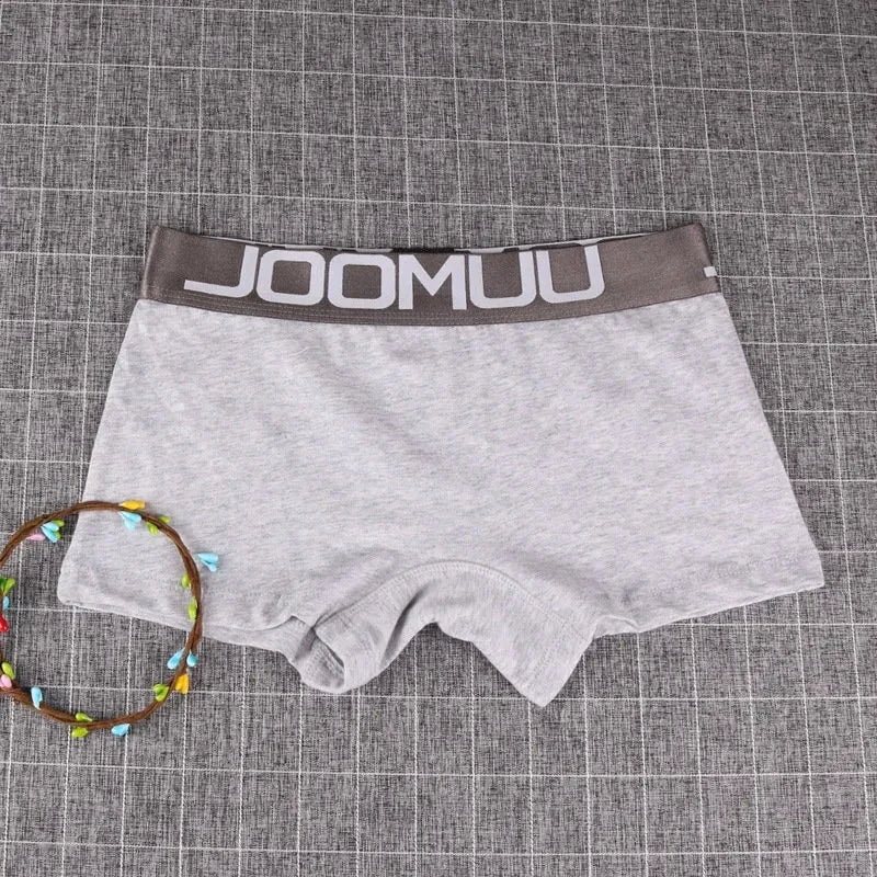 3PCS Popular Solid Women's Cotton Panties Boxer Underwear Ladies Breathable Letter Belt Briefs Sports Female Knickers Boyshorts