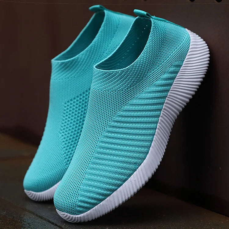 Breathable Flats Elastic Flat Shoes For Women Sneakers
