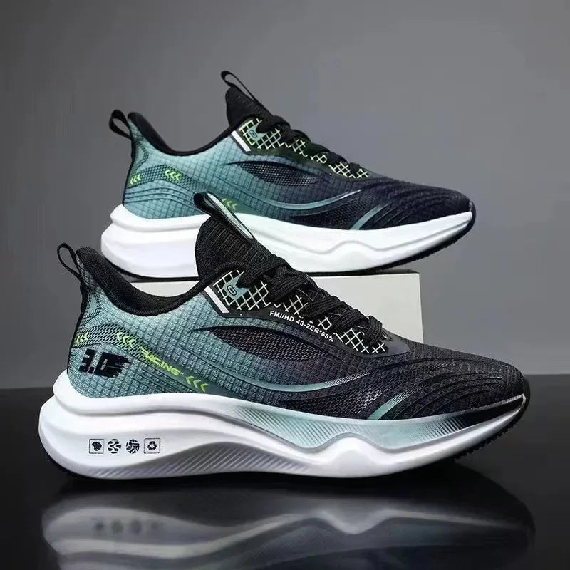 2025 OULYLAN Men Casual Sport Shoes Breathable Lightweight Sneakers Outdoor Mesh Running Shoes Athletic Jogging Walking Shoes