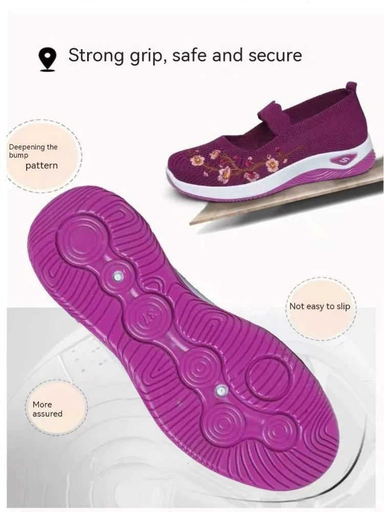 Women's Breathable Sneakers Summer Comfortable Casual Trainers