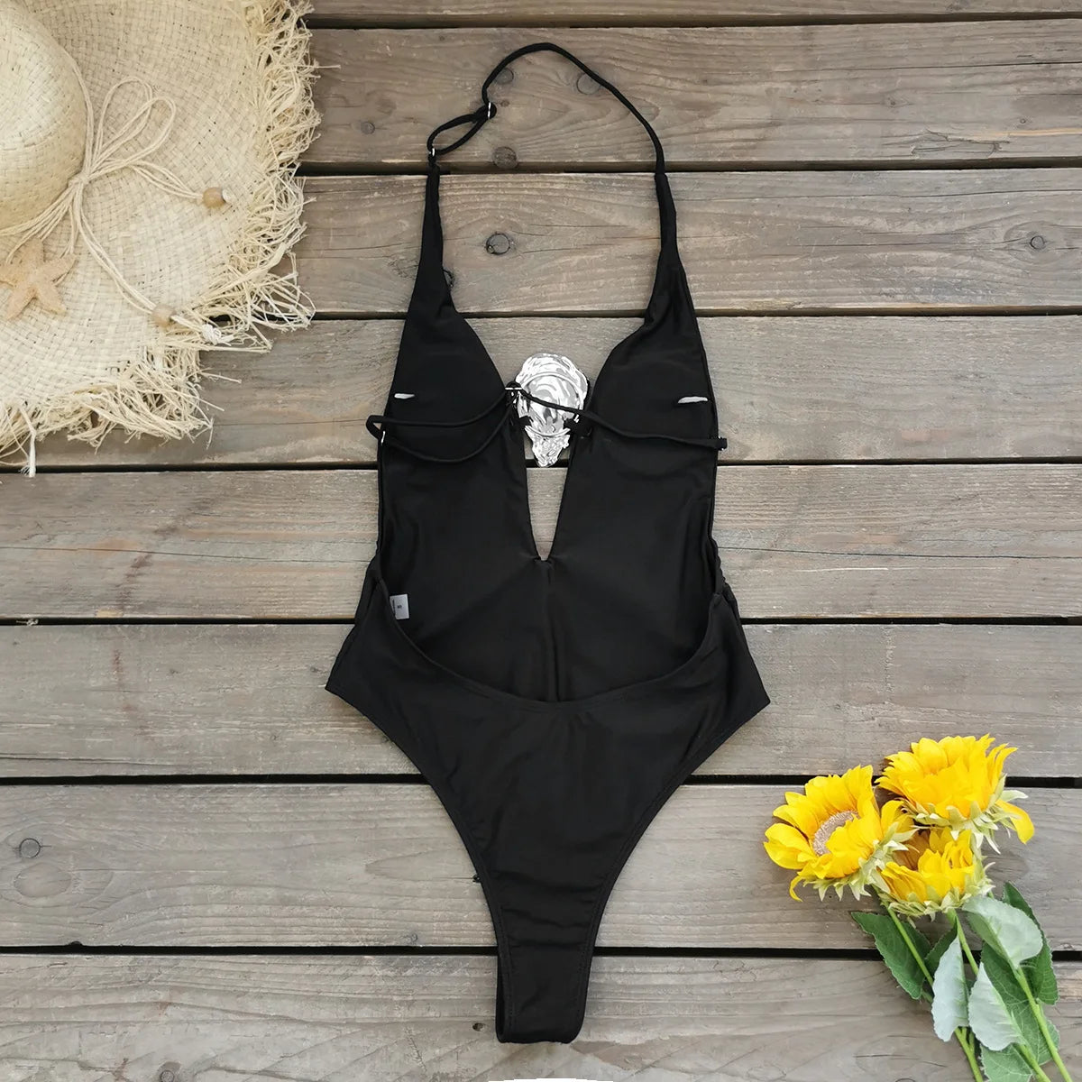 Women Swimsuit with Skirt Backless Swimwear Female Holiday Beachwear
