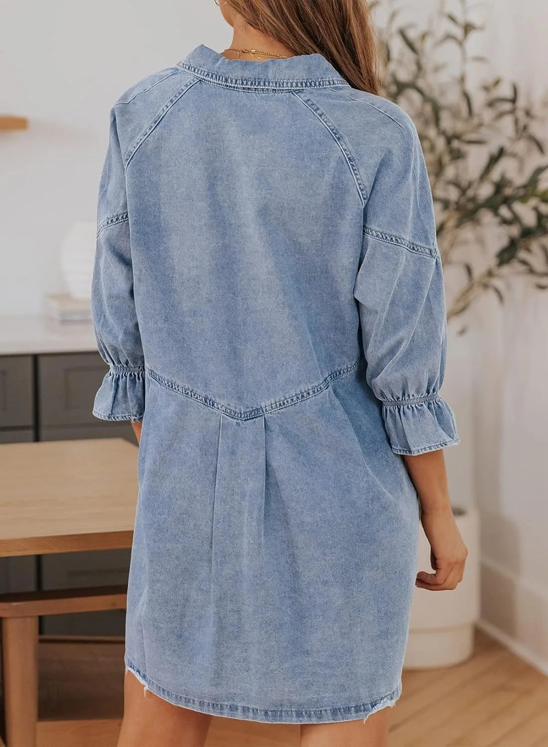 Women's Denim Shirt Dress