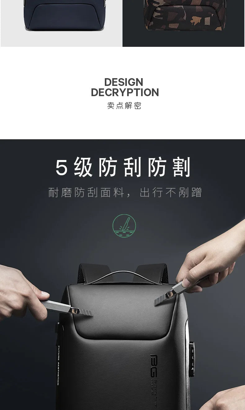 Bange Mochila Backpack 15.6 inch Laptop Backpack Multifunctional Backpack WaterProof for Business BANGE Shoulder Bags