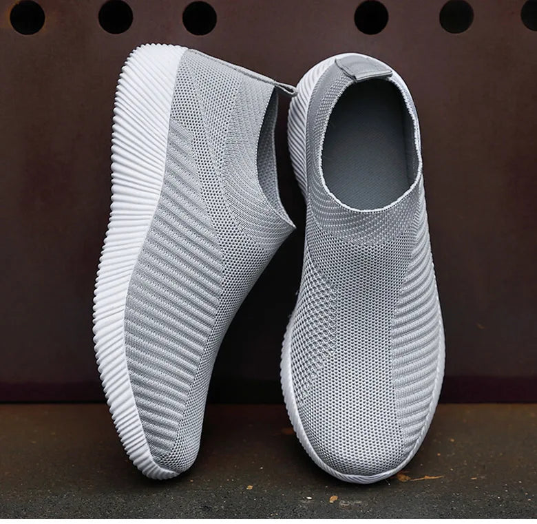 Breathable Flats Elastic Flat Shoes For Women Sneakers