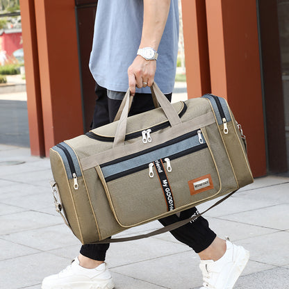 Travel Bag Large Capacity Handbag Portable Outdoor Carry Luggage Convenient Practical Male's Weekend Duffle Bags Random Letters