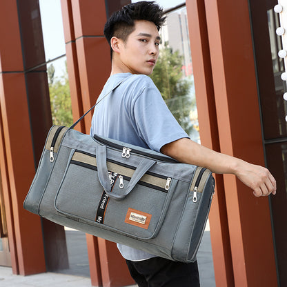 Travel Bag Large Capacity Handbag Portable Outdoor Carry Luggage Convenient Practical Male's Weekend Duffle Bags Random Letters
