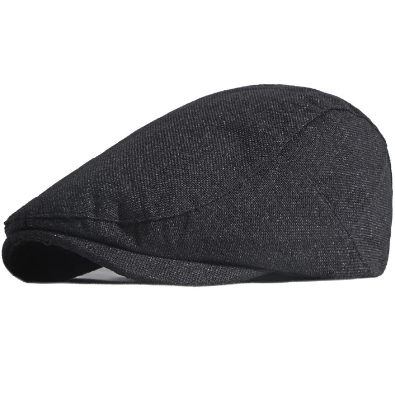 HT3668 Berets New Spring Summer Hat Caps for Men Women Cotton Linen Flat Cap Artist Painter Beret Hat Male Female Beret Cap