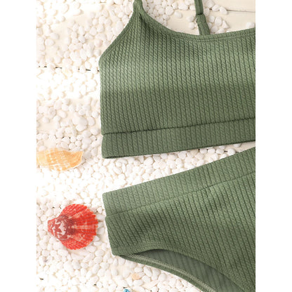Women High Waisted Bikini Set Swimsuit