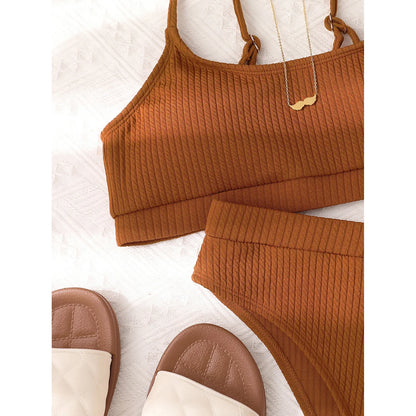 Women High Waisted Bikini Set Swimsuit