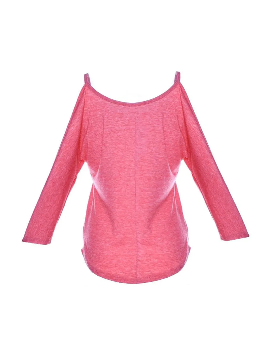 Ladies Casual Off Shoulder t-Shirt