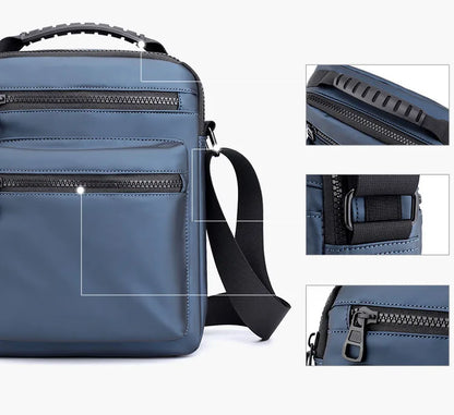 Man Classic Messenger Bag Men's Multifunction Shoulder Sling Pack Nylon Business Crossbody Flap Male Simple Handbags