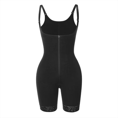 Fajas Colombianas Detachable Straps Full Body Shaper Tummy Slimming Postpartum Stage 3 Girdle Push Up Butt Lifter Shapewear