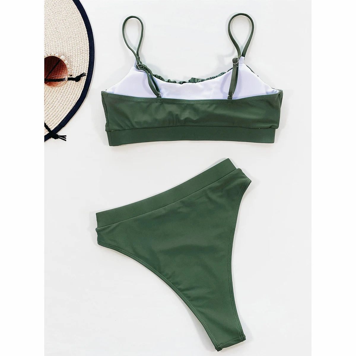 Women Swimsuit Bikini High Waisted Swimming Suit Beachwear Swimsuit
