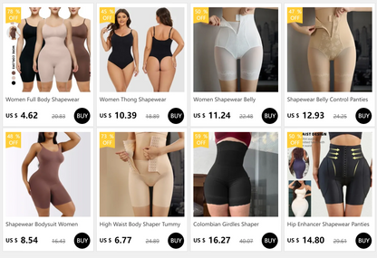 Colombianas Shapewear Girdles Women Tummy Control High Compression Abdomen Reducing Shaper High Waist Body Shaper