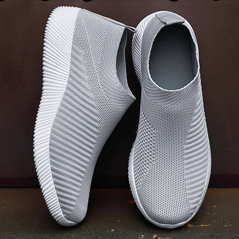 Breathable Flats Elastic Flat Shoes For Women Sneakers