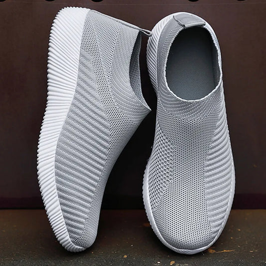 Breathable Flats Elastic Flat Shoes For Women Sneakers