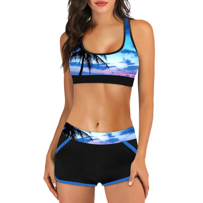 Swimsuit Women Sporty Tankini Sets