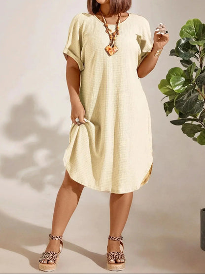European and American plus-size summer dress