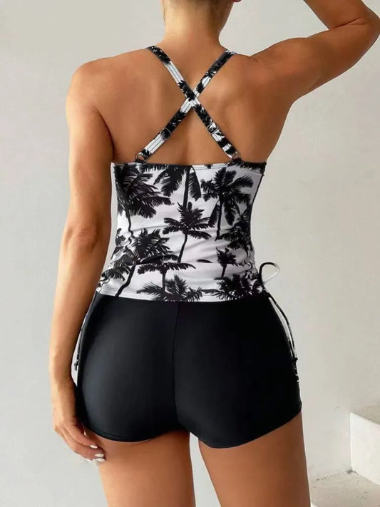 Swimsuit Tankini Set Summer Bathing Suit Trunks
