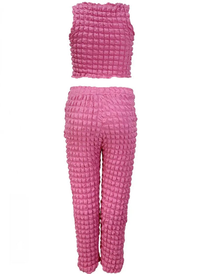 2 Piece Women Sets 2025 New Arrival Plus Size Summer Matching Sets Print Two Pieces Sets Top Pants Suits Outfits Clothing