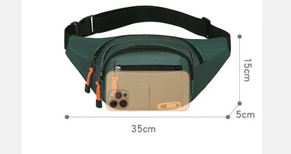 Mobile Waist Bag For Both Men And Women Multifunctional Large Capacity Anti Splash Business Wear-resistant Construction Site