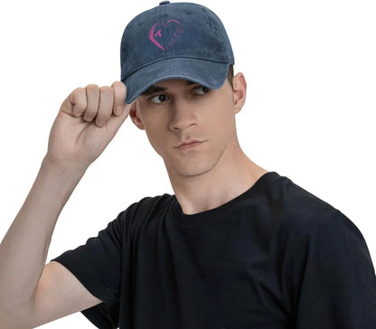 I'm A Survivor Heart Pink Ribbon Breast Cancer Awareness Unisex Baseball Cap