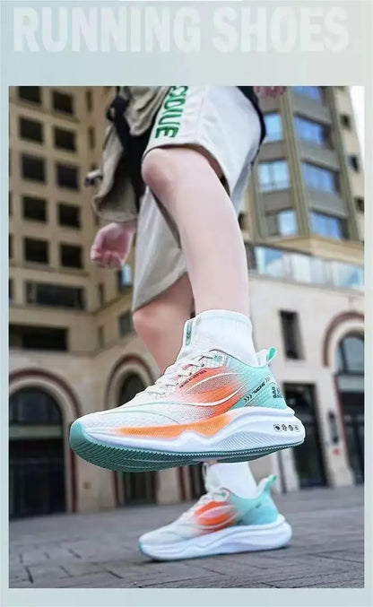 2025 OULYLAN Men Casual Sport Shoes Breathable Lightweight Sneakers Outdoor Mesh Running Shoes Athletic Jogging Walking Shoes