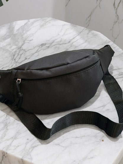 Waist bag men's fashion running sports fitness waist bag women's fashion mobile phone bag outdoor casual chest bag large capacity fashion versatile women's multi-functional compact stylish casual one-shoulder cross-body chest