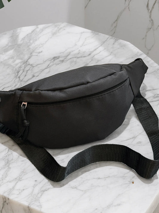 Waist bag men's fashion running sports fitness waist bag women's fashion mobile phone bag outdoor casual chest bag large capacity fashion versatile women's multi-functional compact stylish casual one-shoulder cross-body chest