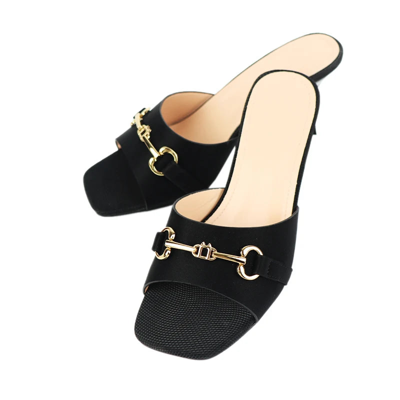 Women High Heels Sandals Slippers