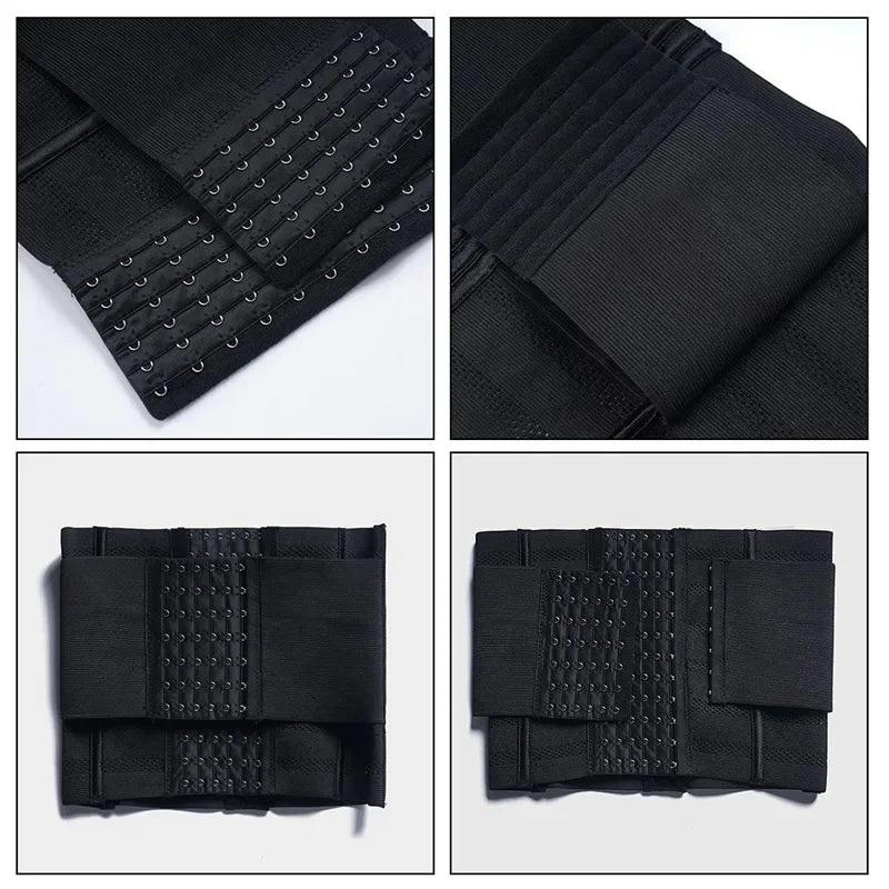 Shapewear Women Corset Waist Trainer Body Shaper Double Tummy Control Slimming Sheath Flat Belly Reductive Belts Cincher
