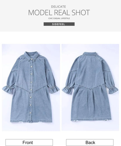 Women's Denim Shirt Dress