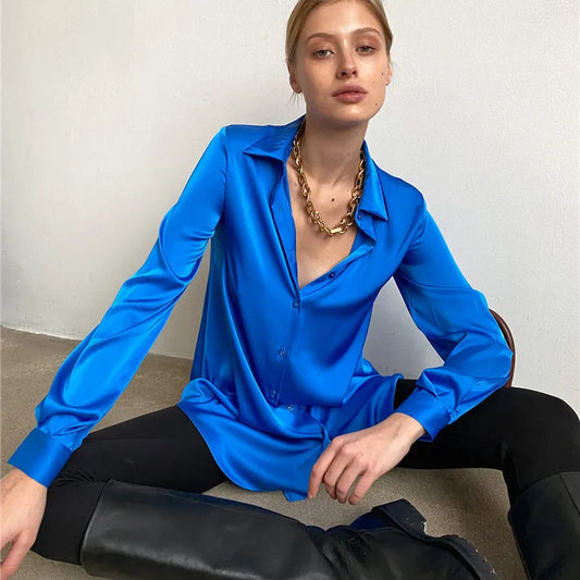 Women's Long-sleeved Elegant Shirt