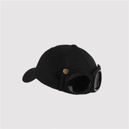 Aviator Hat Summer Personality Glasses Baseball Cap Female Unisex Sunglasses Male Cap Baseballcap Boys Cap