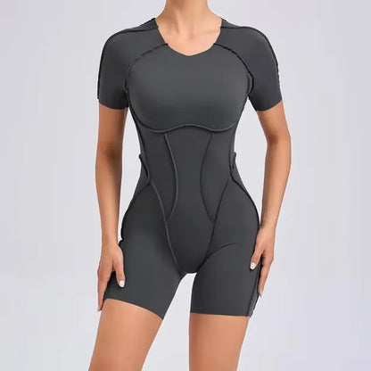 Yoga Suit Fitness Athletic Wear Yoga Set One-Piece  Sexy Women Gym Jumpsuit Sportswear Sportswear Women's Clothing Gym Kit Blue